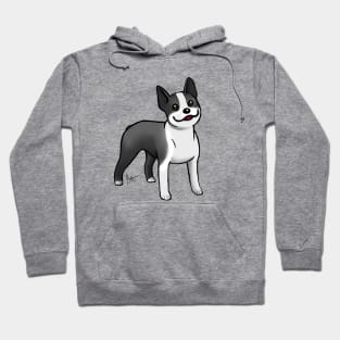 Dog - Boston Terrier - Black Hoodie